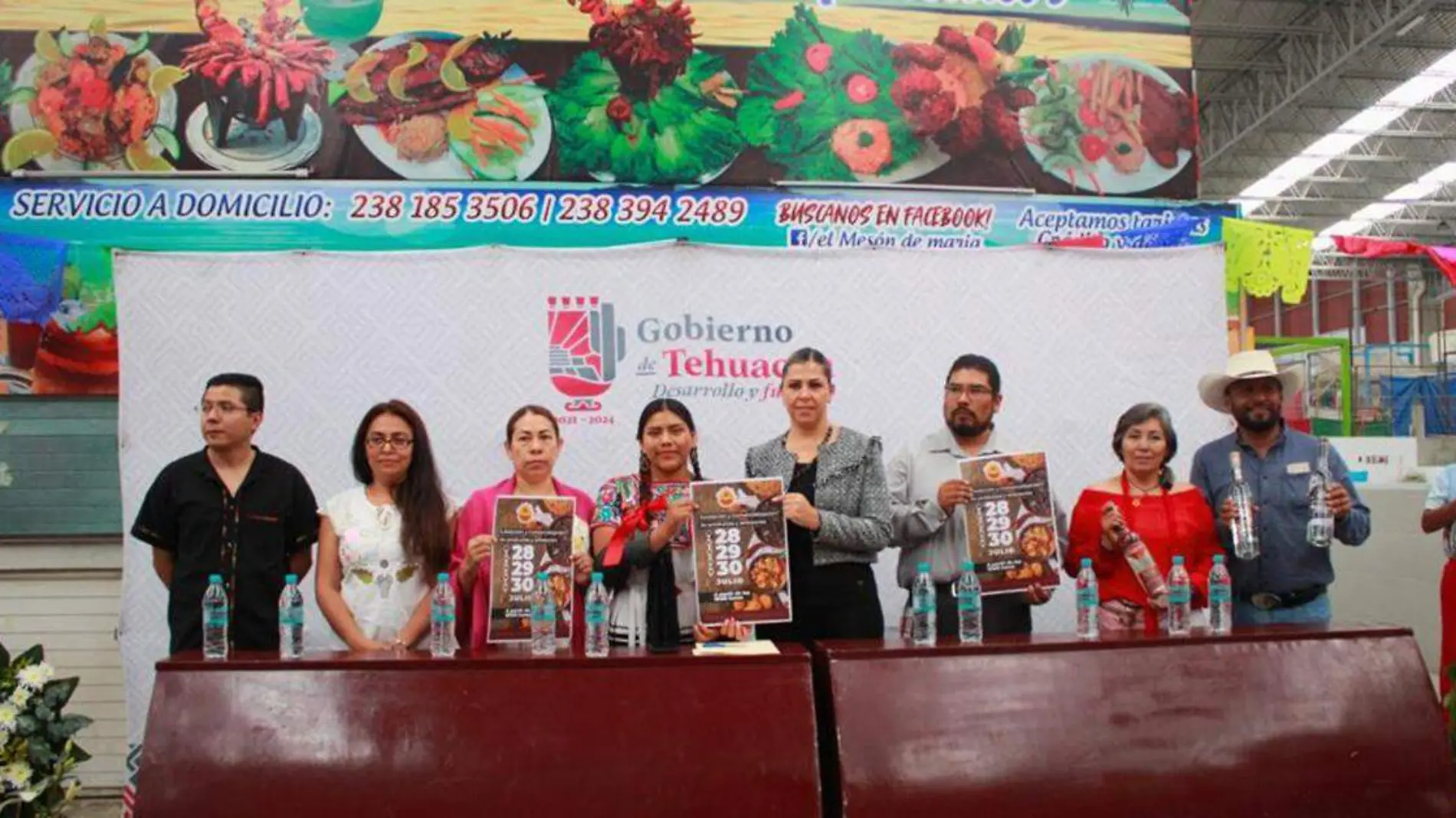 Durante la exposición del evento a favor del comercio local sin intermediarios